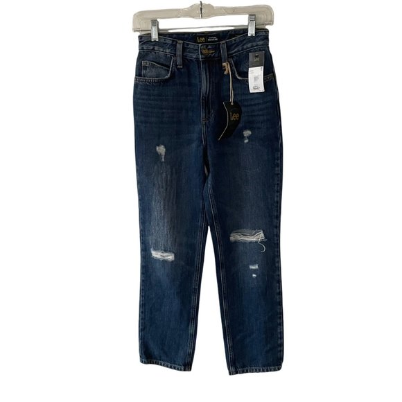 Lee Denim - NWT Lee Vintage Modern High Rise Straight Leg Ankle 25 KC Blues